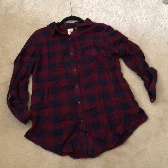 Slow sleeve button down shirt. - Picture 3 of 3
